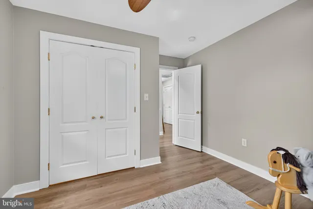 a view of closet area