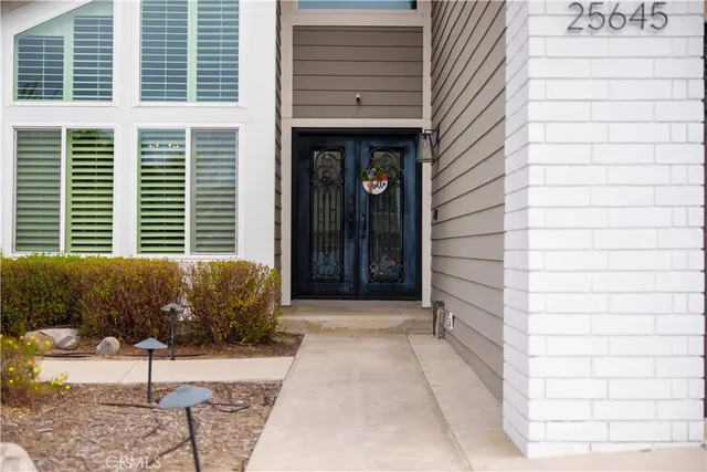 a view of a house with a door