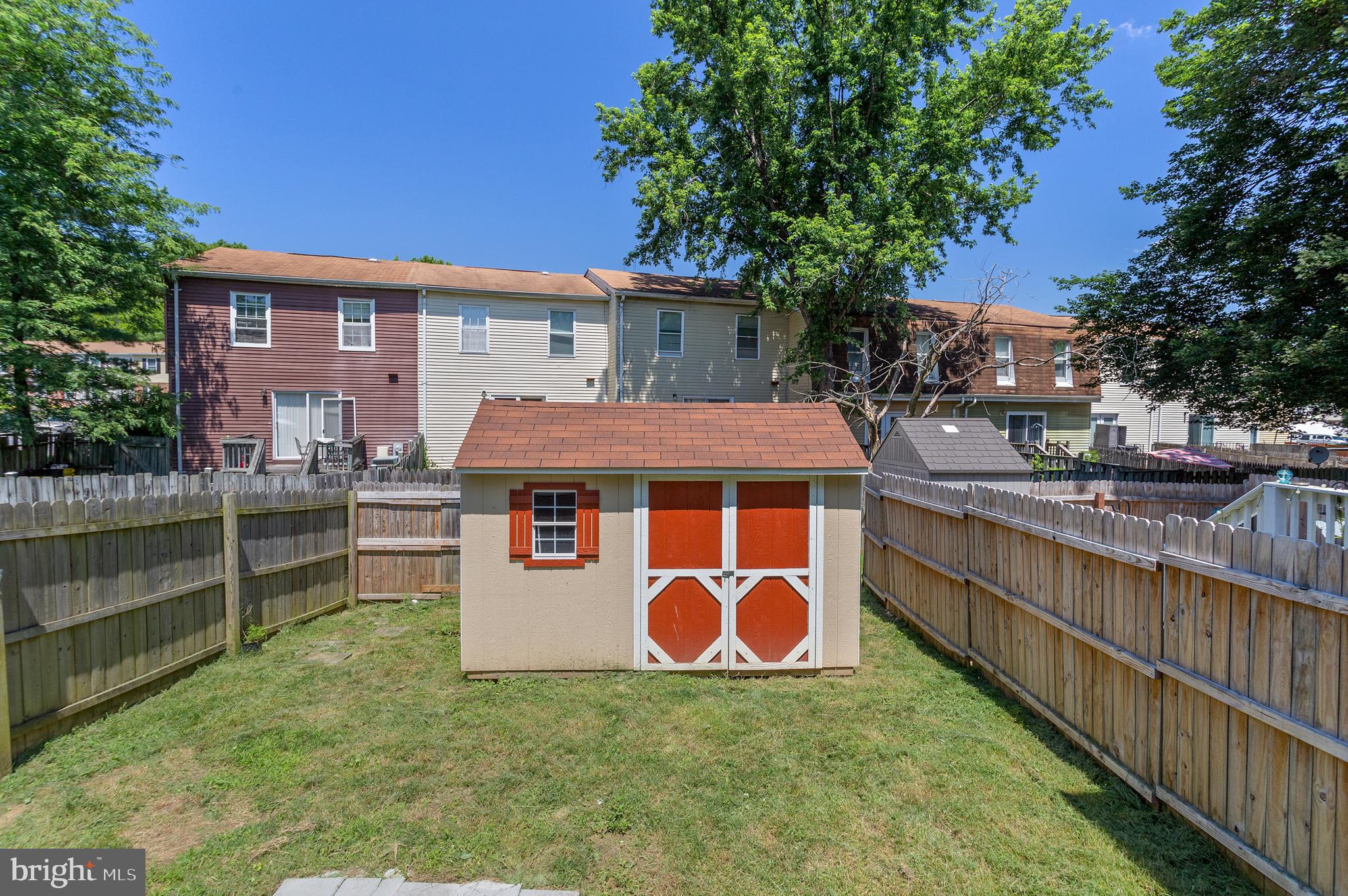 1856 Robin Court Severn, MD 21144 - Photo 12 of 52 Fenced Rear Yard & Shed