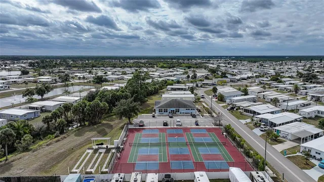 a front view of a building with street view
