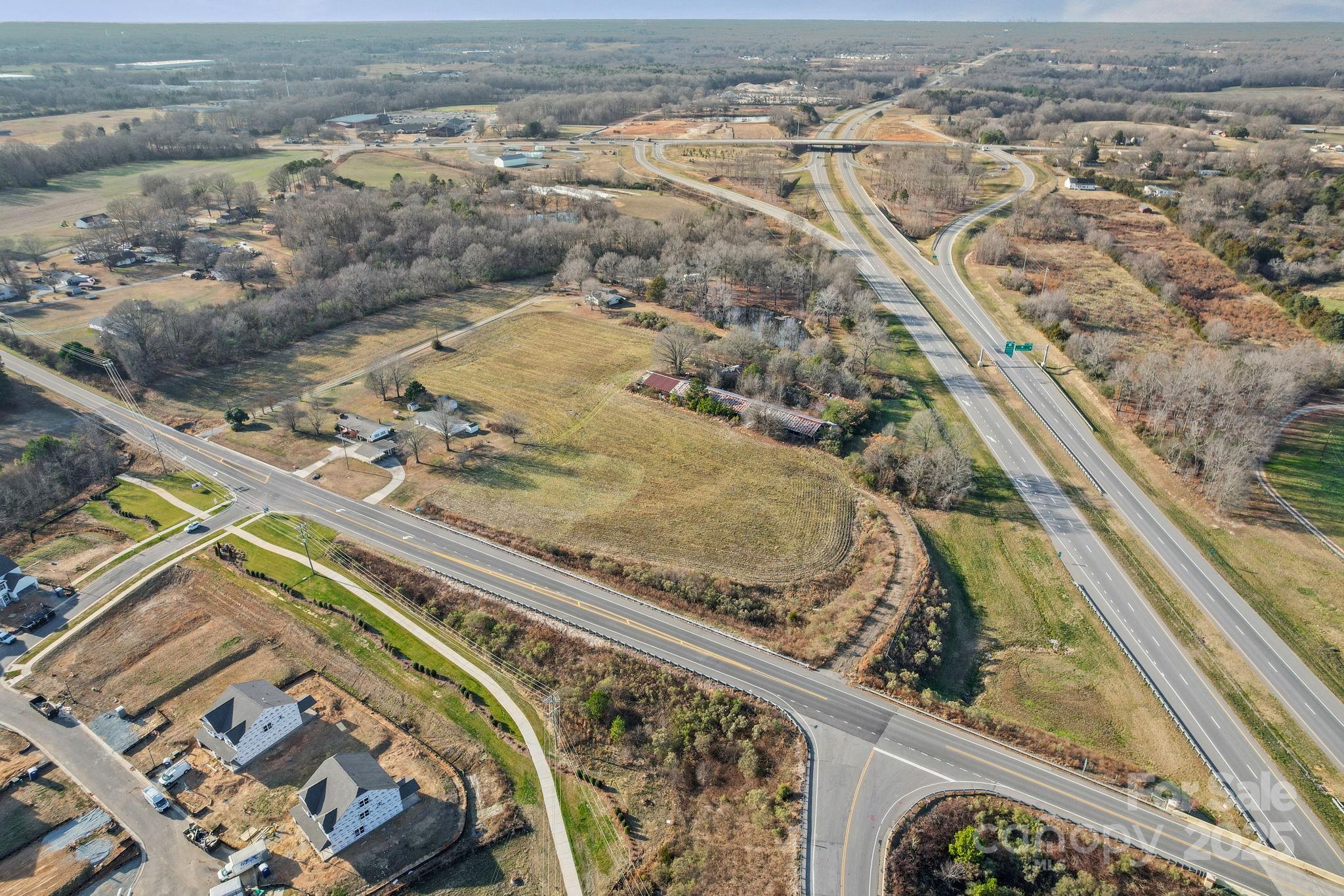2601-2617 Olive Branch Road Monroe, NC 28110 - Photo 16 of 30 an aerial view of a house