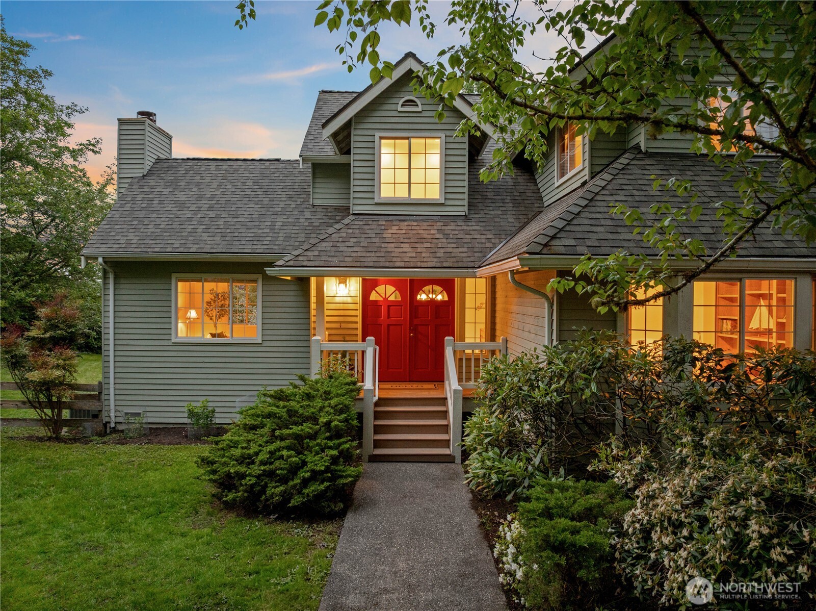 8484 Northeast County Park Road Bainbridge Island, WA 98110 - Photo 30 of 35 a view of a pathway both side of house