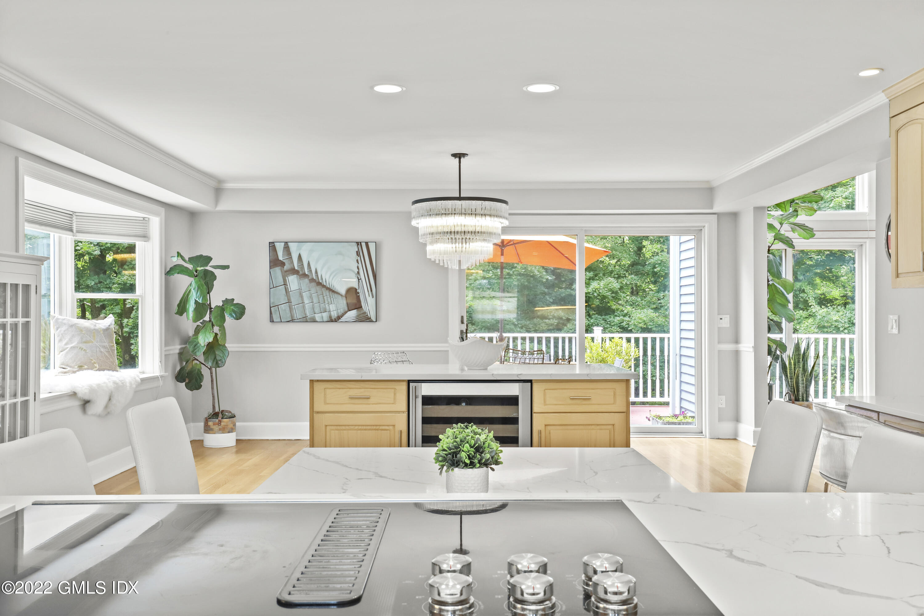 4 Juniper Hill Road Greenwich, CT 06830 - Photo 14 of 54 a living room with fireplace furniture and a large window