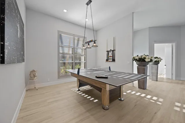 a room with furniture and window