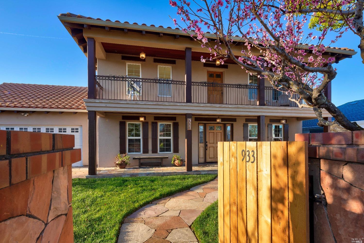 a front view of a house with a porch