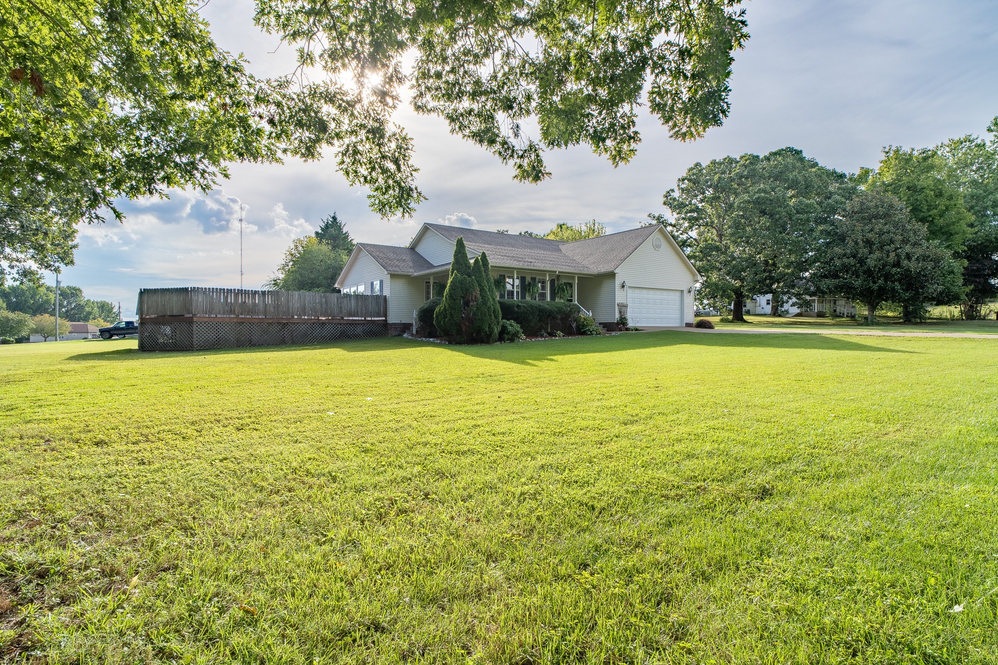 853 Prosser Road Leoma, TN 38468 - Photo 1 of 29 a view of a swimming pool with an outdoor space and seating area