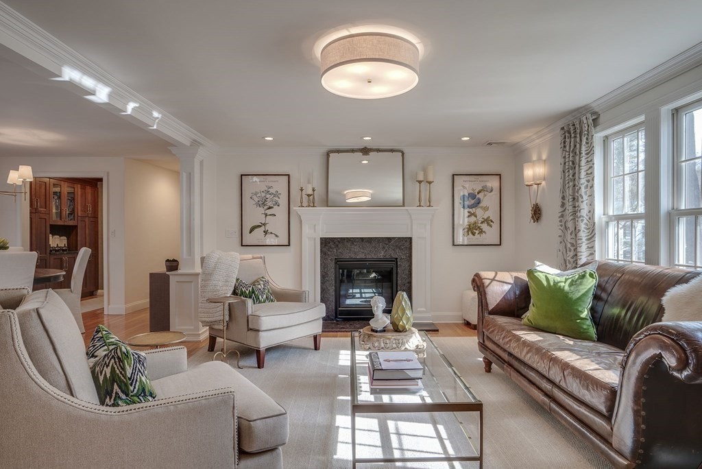 6 Phaeton Circle Andover, MA 01810 - Photo 16 of 42 a living room with furniture fireplace and window
