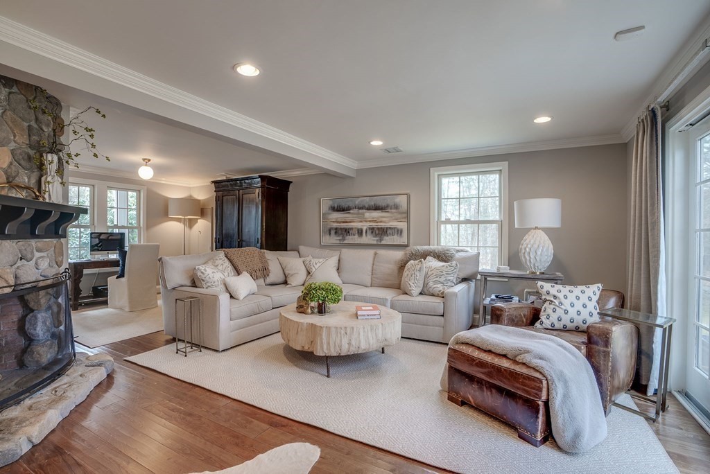 6 Phaeton Circle Andover, MA 01810 - Photo 20 of 42 a living room with furniture and a wooden floor