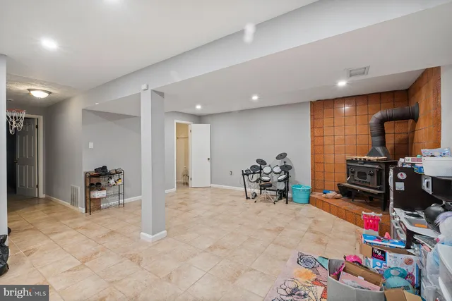 a view of a swimming pool with a lounge chairs
