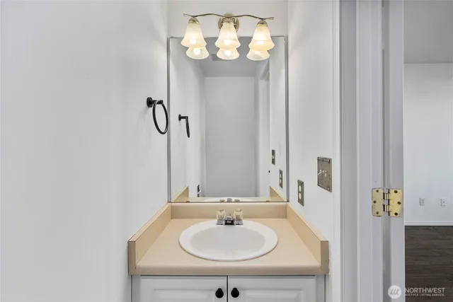 a close view of closet