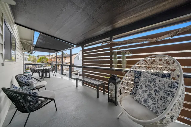 a room with furniture