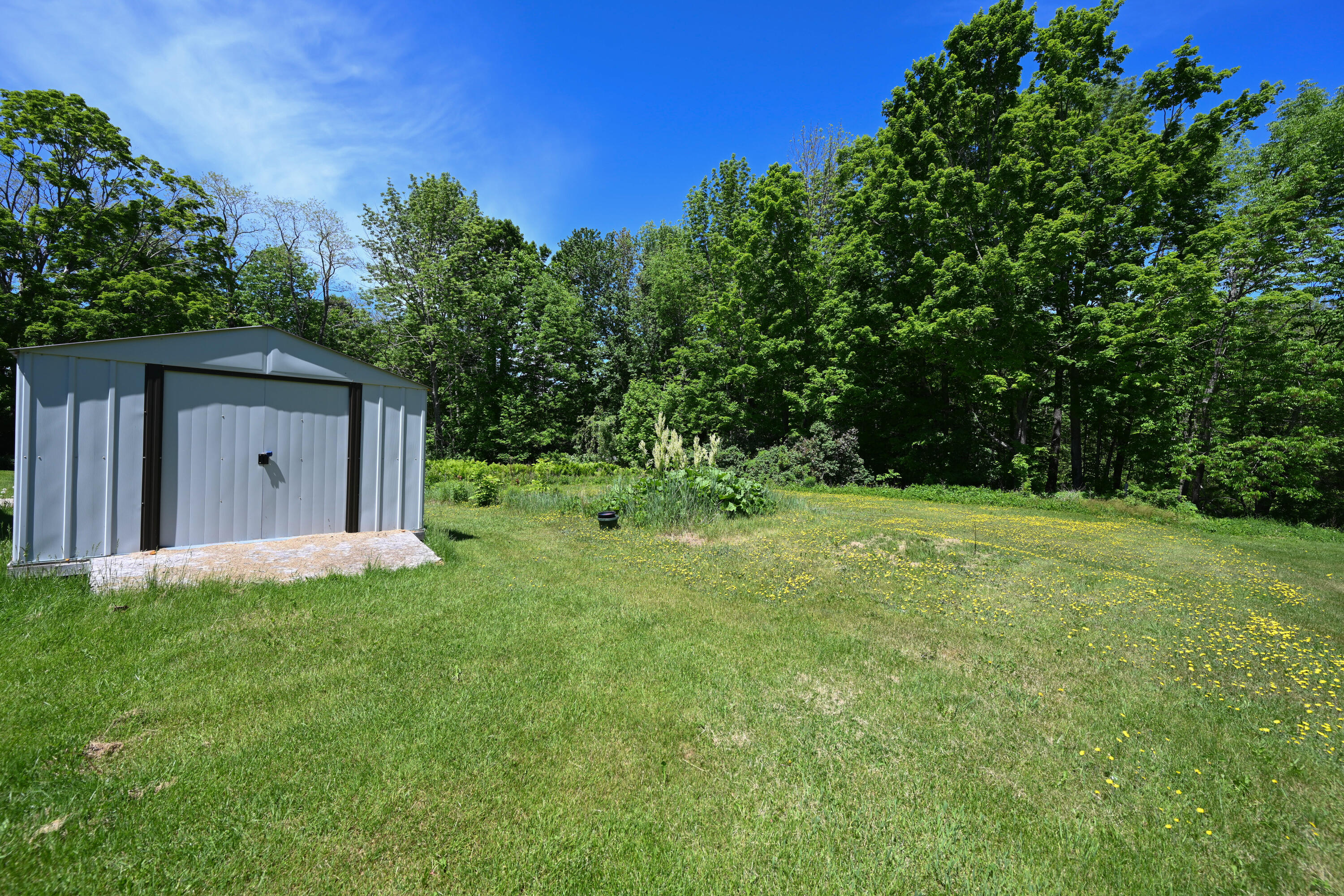 29 Rutland Road Troy, ME 04987 - Photo 26 of 28 Back Yard shed & garden area