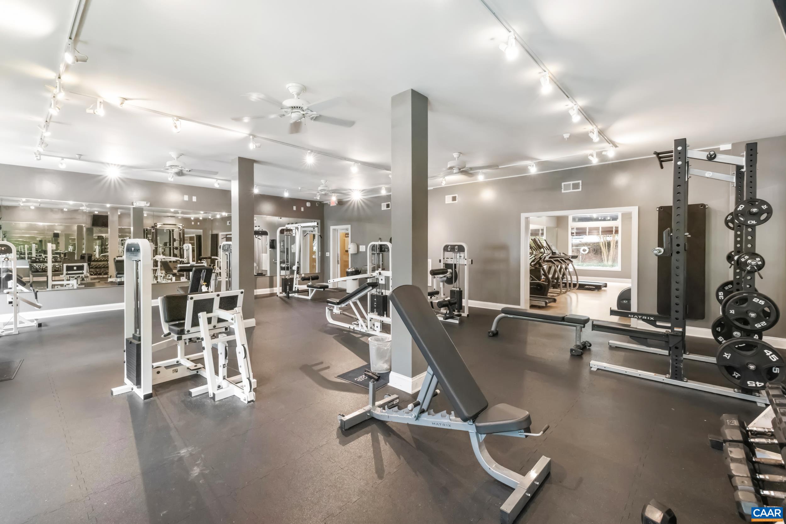 760 Walker Square, Unit 4B Charlottesville, VA 22903 - Photo 33 of 40 a view of a room with gym equipment