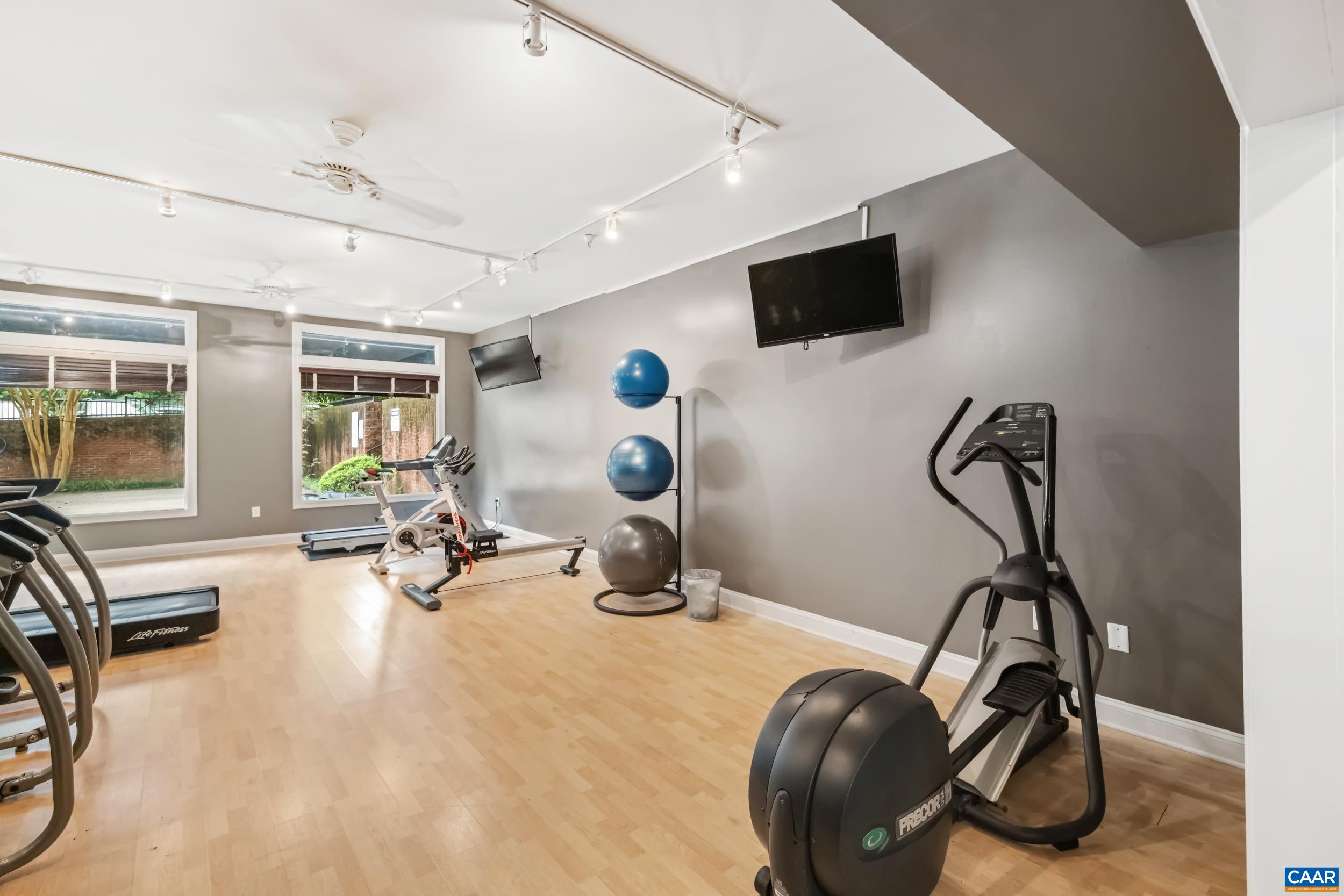 760 Walker Square, Unit 4B Charlottesville, VA 22903 - Photo 34 of 40 a view of a room with gym equipment