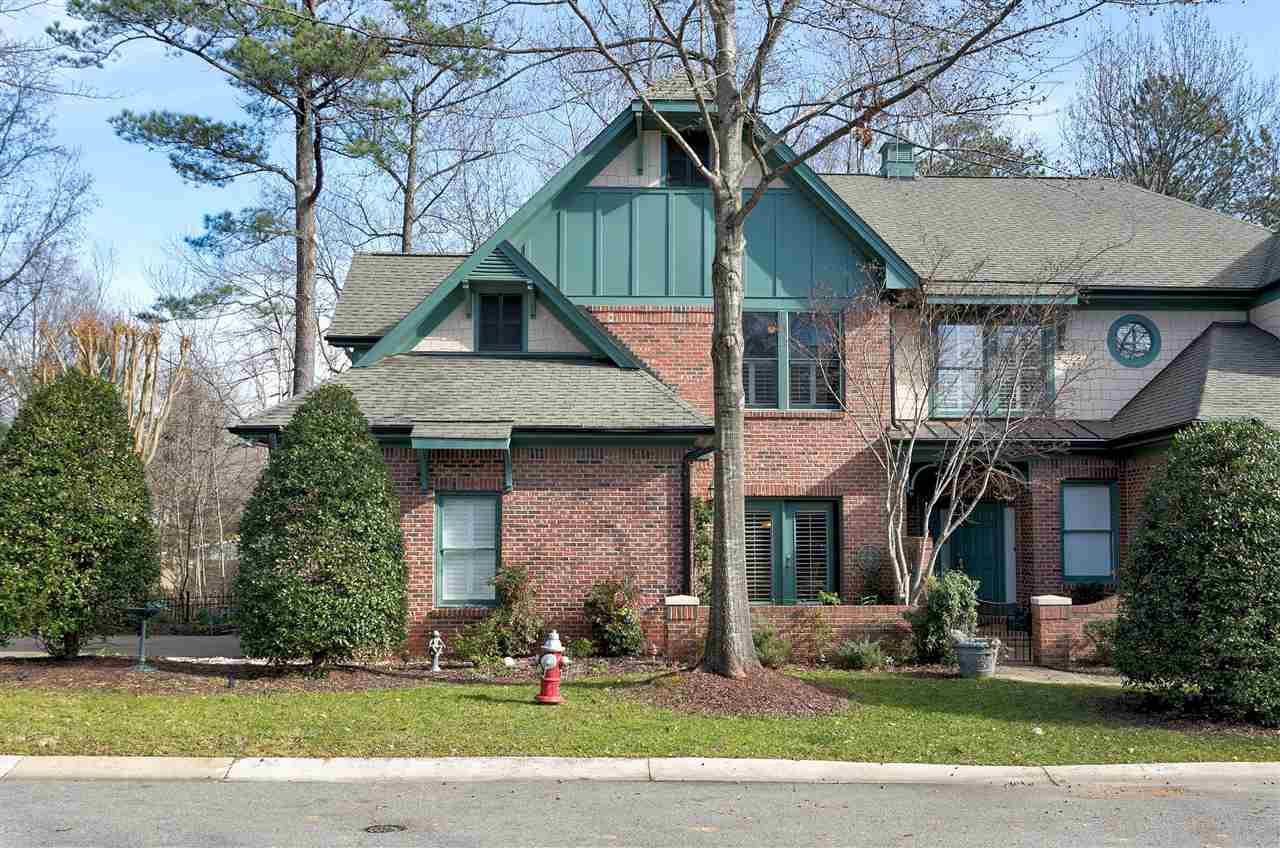8216 Lloyd Allyns Way Raleigh, NC 27615 - Photo 24 of 30 European flair with a quaint walled courtyard with a fountain and room for a bistro table. Come take a look! Sweet spot for morning coffee. Exterior Side