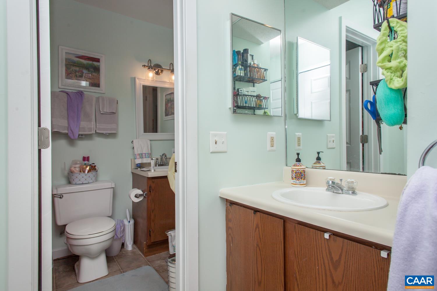 562 Millstone Court Charlottesville, VA 22901 - Photo 25 of 31 a bathroom with a sink a toilet and a mirror
