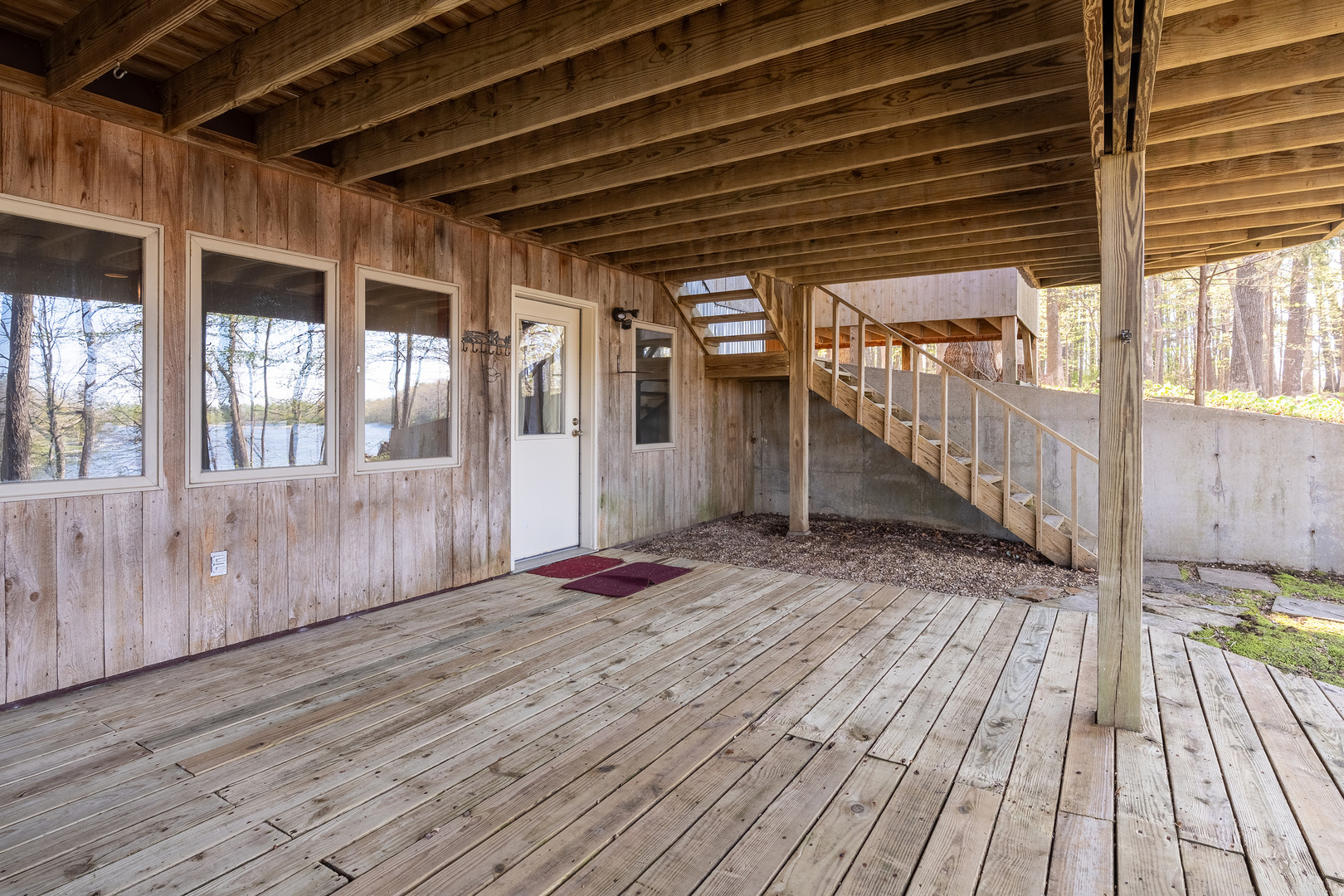 5 Lake Shore Court Carbondale, IL 62902 - Photo 41 of 50 a view of porch with wooden floor