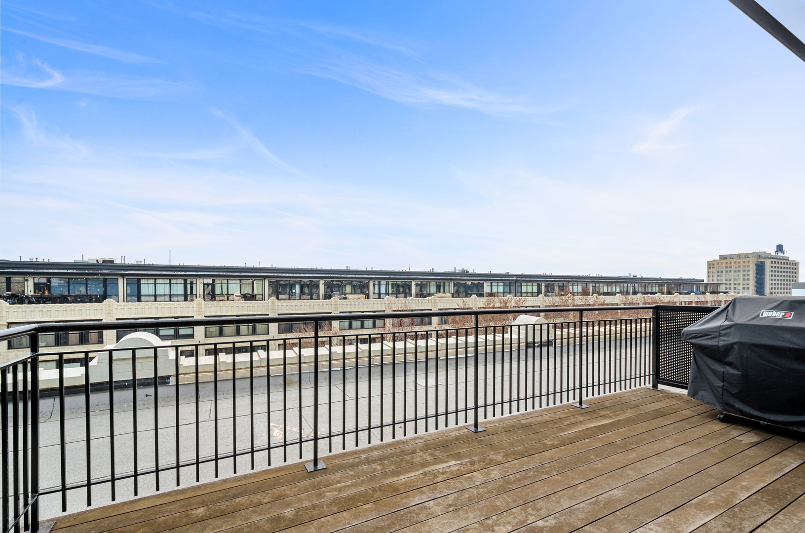 1110 West 15th Street, Unit 412 Chicago, IL 60608 - Photo 14 of 19 a view of a balcony with city view