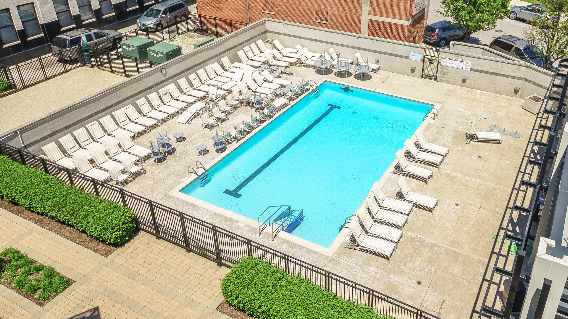 1110 West 15th Street, Unit 412 Chicago, IL 60608 - Photo 19 of 19 a view of a balcony with an outdoor space