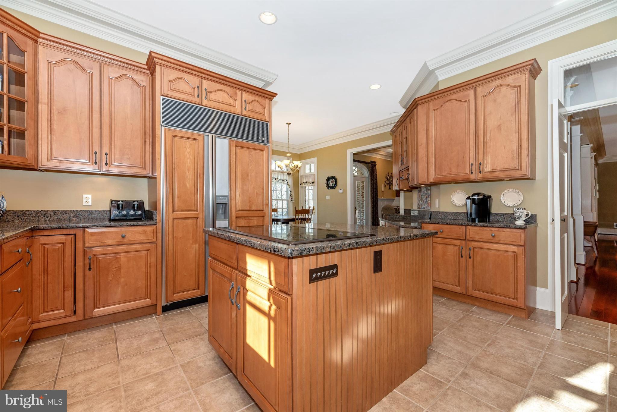 2926 Rohrersville Road Rohrersville, MD 21779 - Photo 13 of 63 Subzero fridge echoes maple and glass cabinetry.