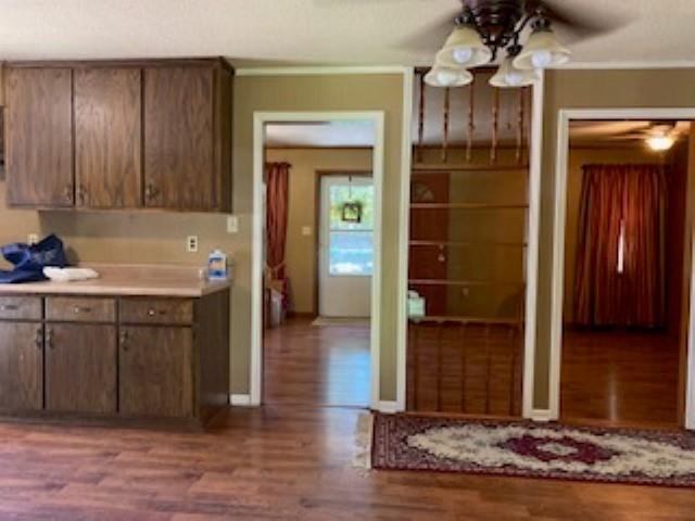 167 Frog Jump Road Brighton, TN 38011 - Photo 6 of 18 Kitchen featuring ceiling fan and hardwood / wood-style flooring