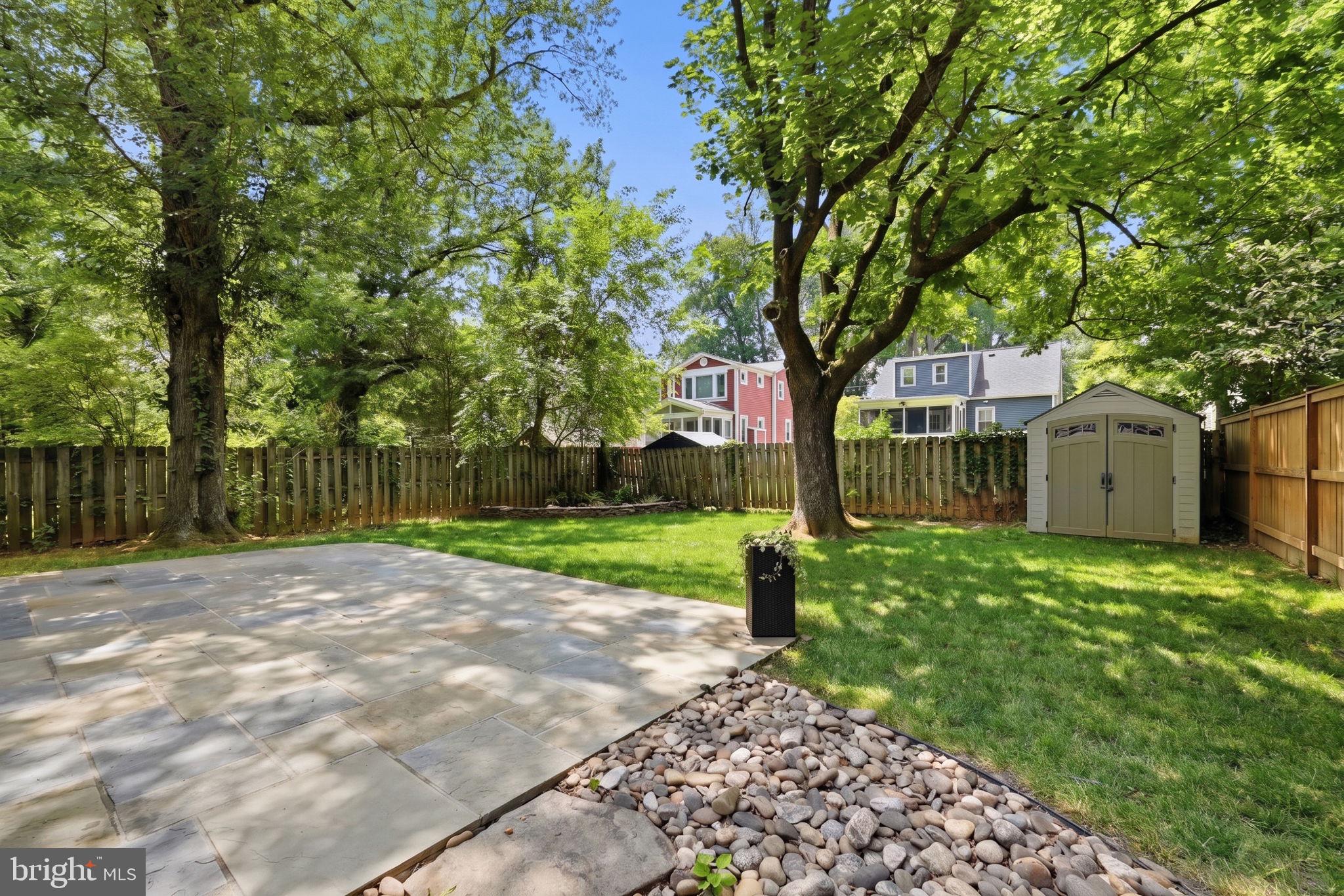 2828 West George Mason Road Falls Church, VA 22042 - Photo 30 of 36 Spacious private backyard with patio area