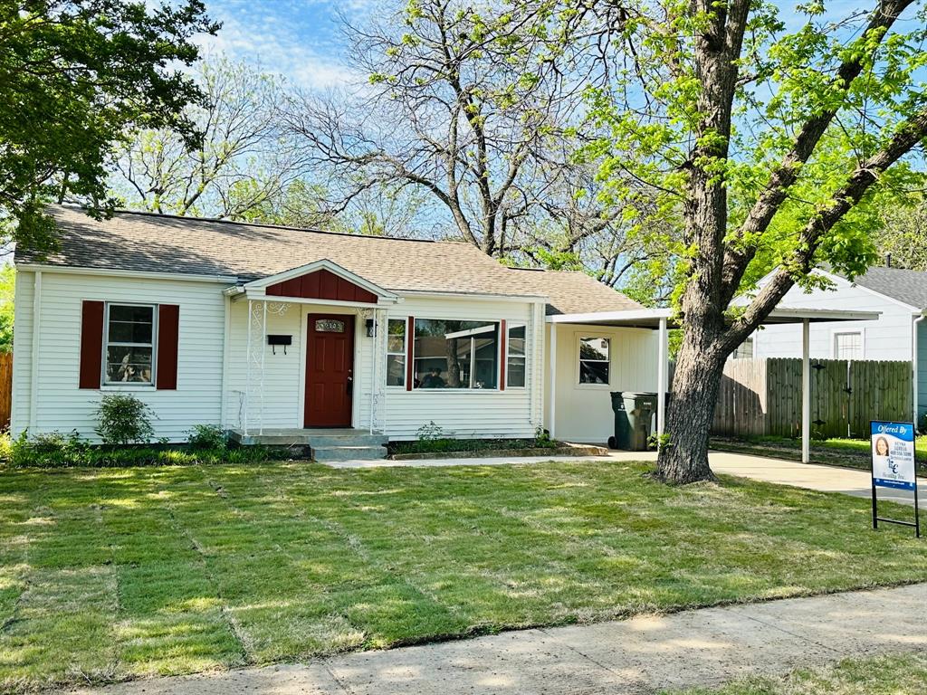 136 Edgefield Drive Garland, TX 75040 - Photo 1 of 21 a view of a house with a yard