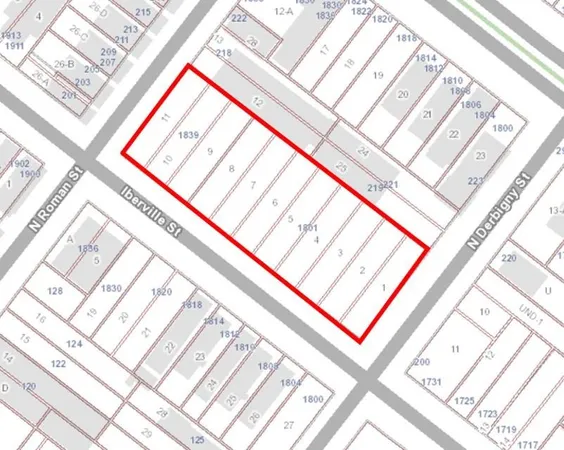 $1,299,000 | 1801-39 Iberville Street, New Orleans, LA 70112