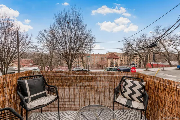a view of outdoor space with seating space