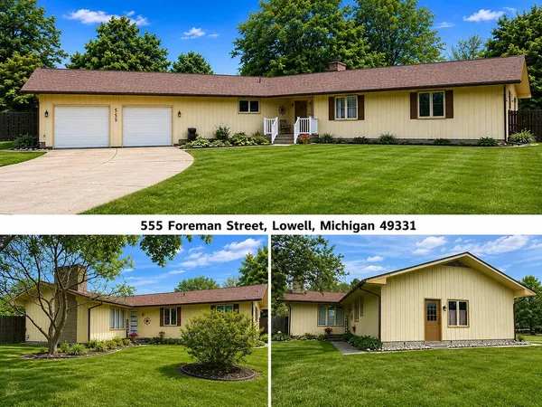 $549,900 | 555 Foreman Street Southeast, Lowell, MI 49331