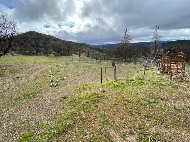 a view of a lake with a mountain