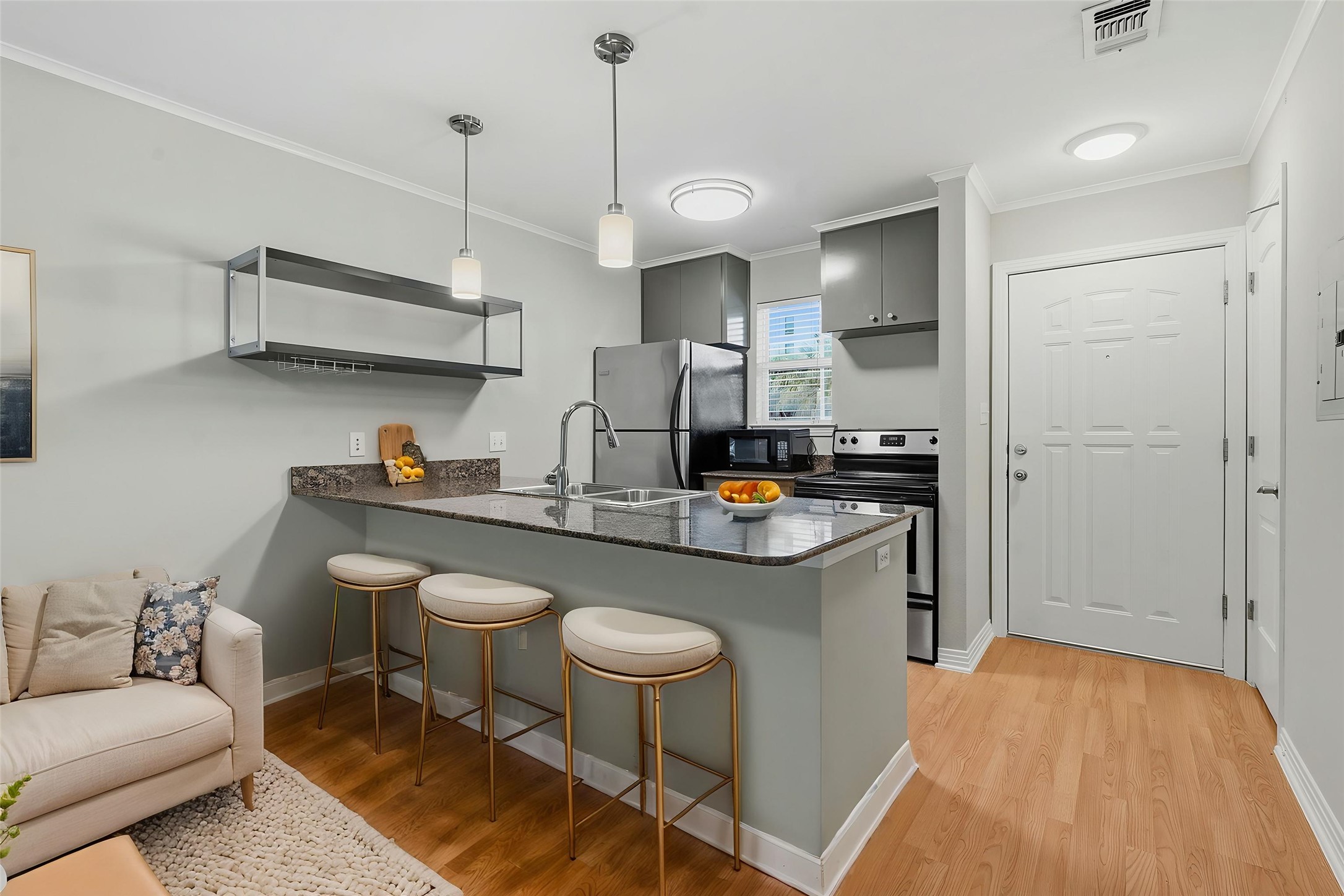 1422 Collier Street, Unit 203 Austin, TX 78704 - Photo 2 of 21 Virtually Staged Kitchen area