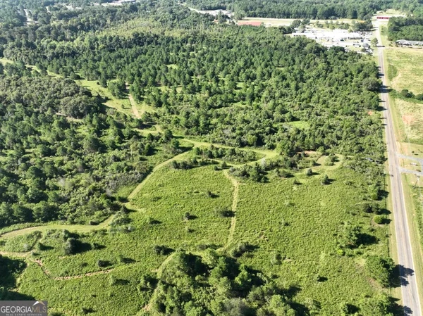 a view of a green field