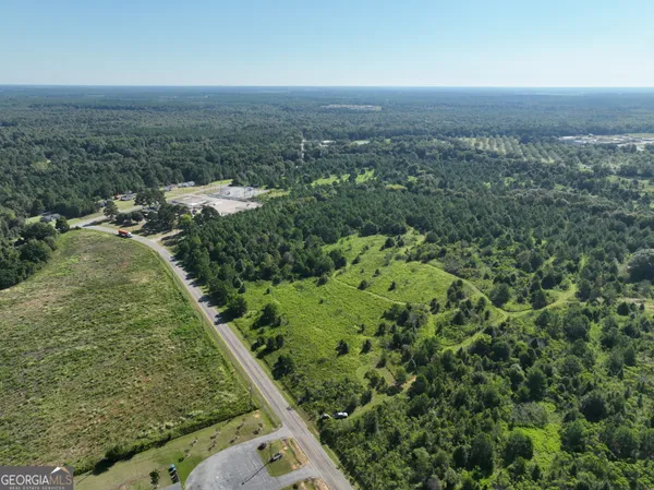 an aerial view of residential house with outdoor space