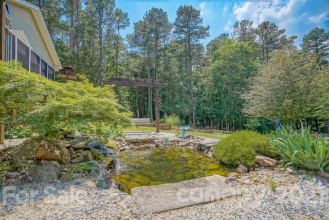 9675 Mt Olive Road Mount Pleasant, NC 28124 - Photo 46 of 48 a view of a yard with plants and large trees