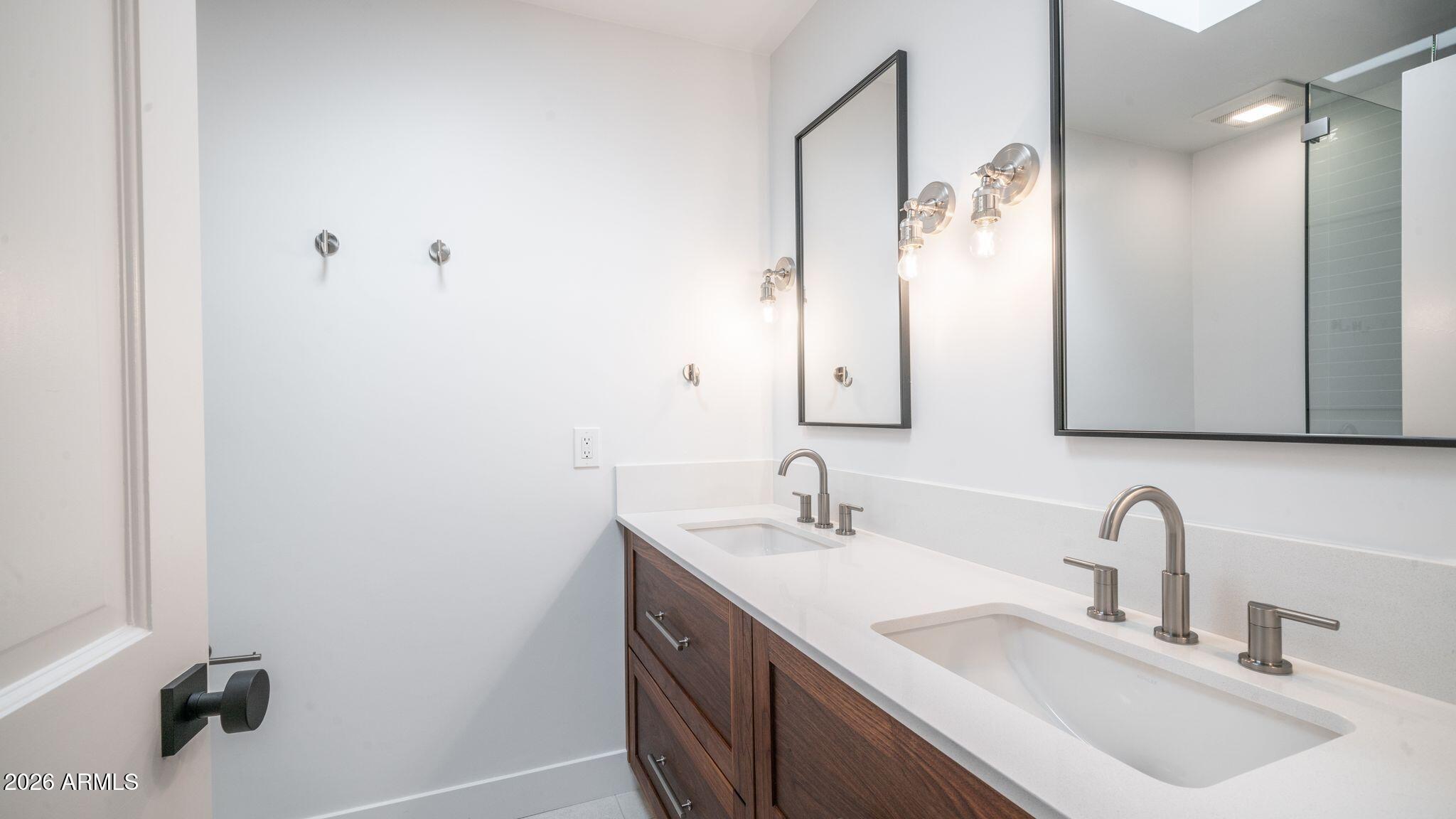 6833 North 18th Street Phoenix, AZ 85016 - Photo 33 of 38 Dual Vanities in Secondary Bathroom