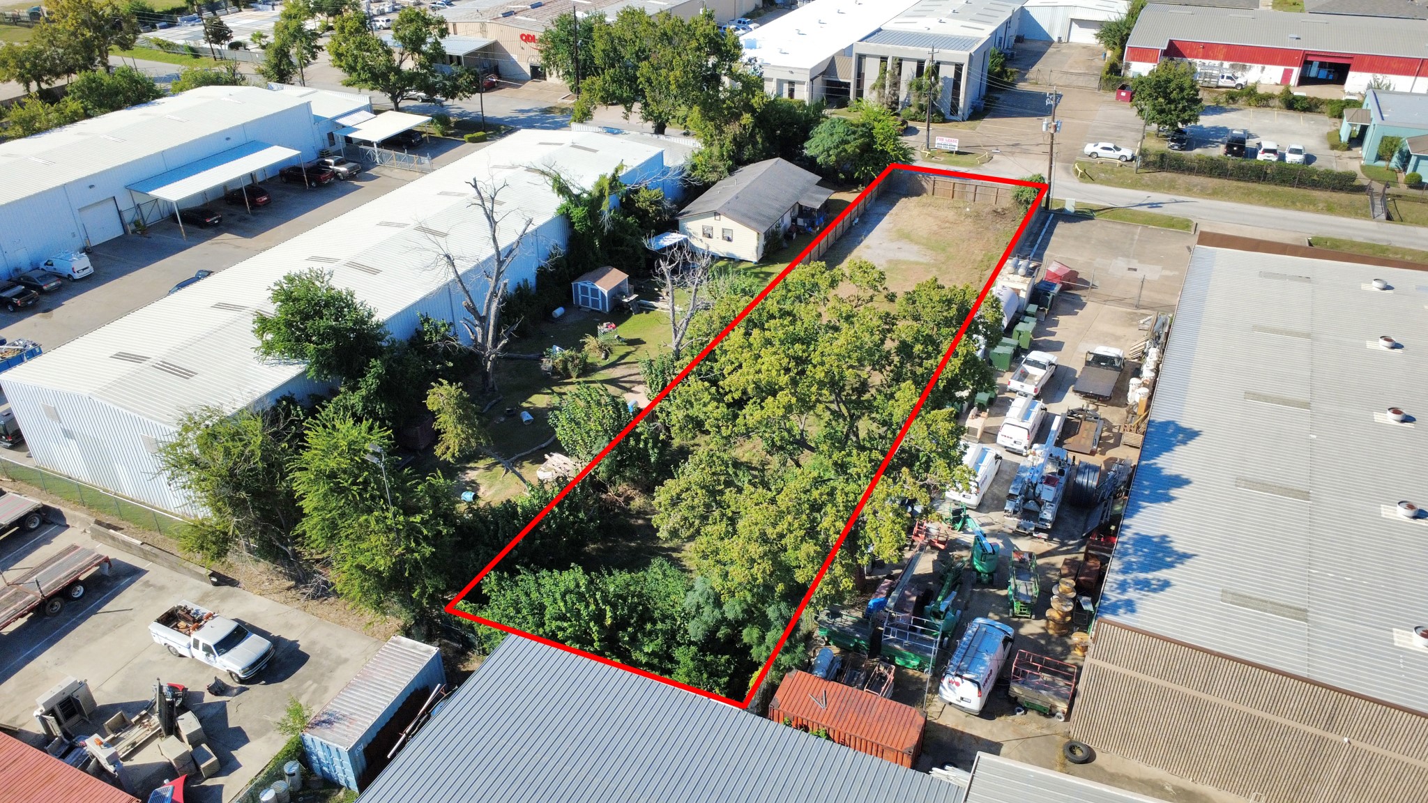 5717 Centralcrest Street Houston, TX 77092 - Photo 13 of 16 an aerial view of multiple houses with yard
