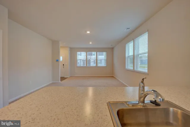 a view of a livingroom with a window