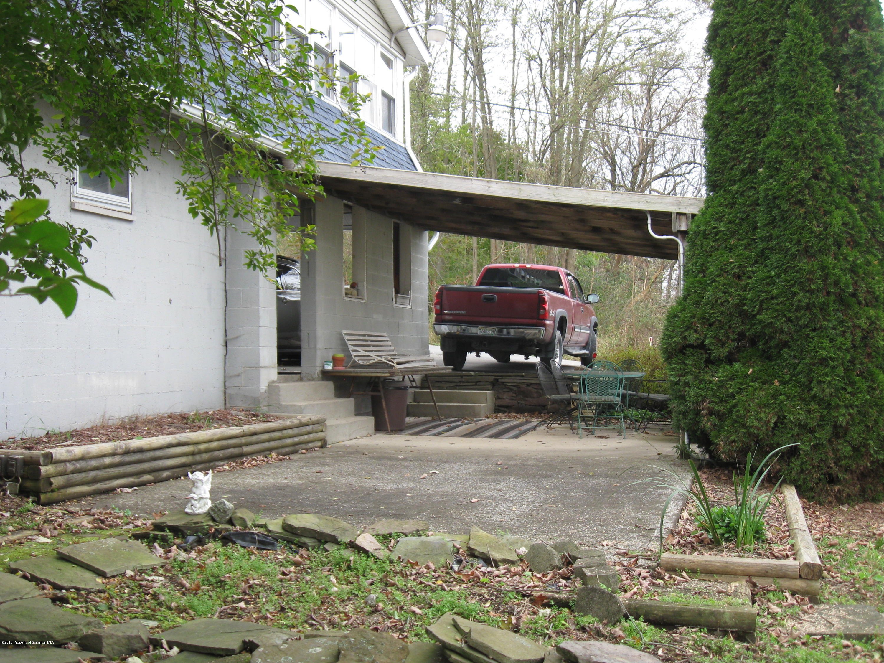 2744 State Rte 3013 Springville, PA 18844 - Photo 43 of 46 a view of backyard with barbeque grill and outdoor seating