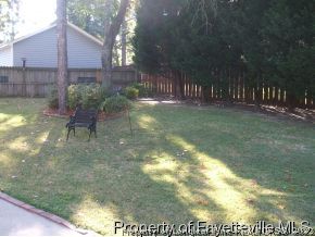 3024 Rouse Road Fayetteville, NC 28306 - Photo 11 of 12 a view of a back yard of the house