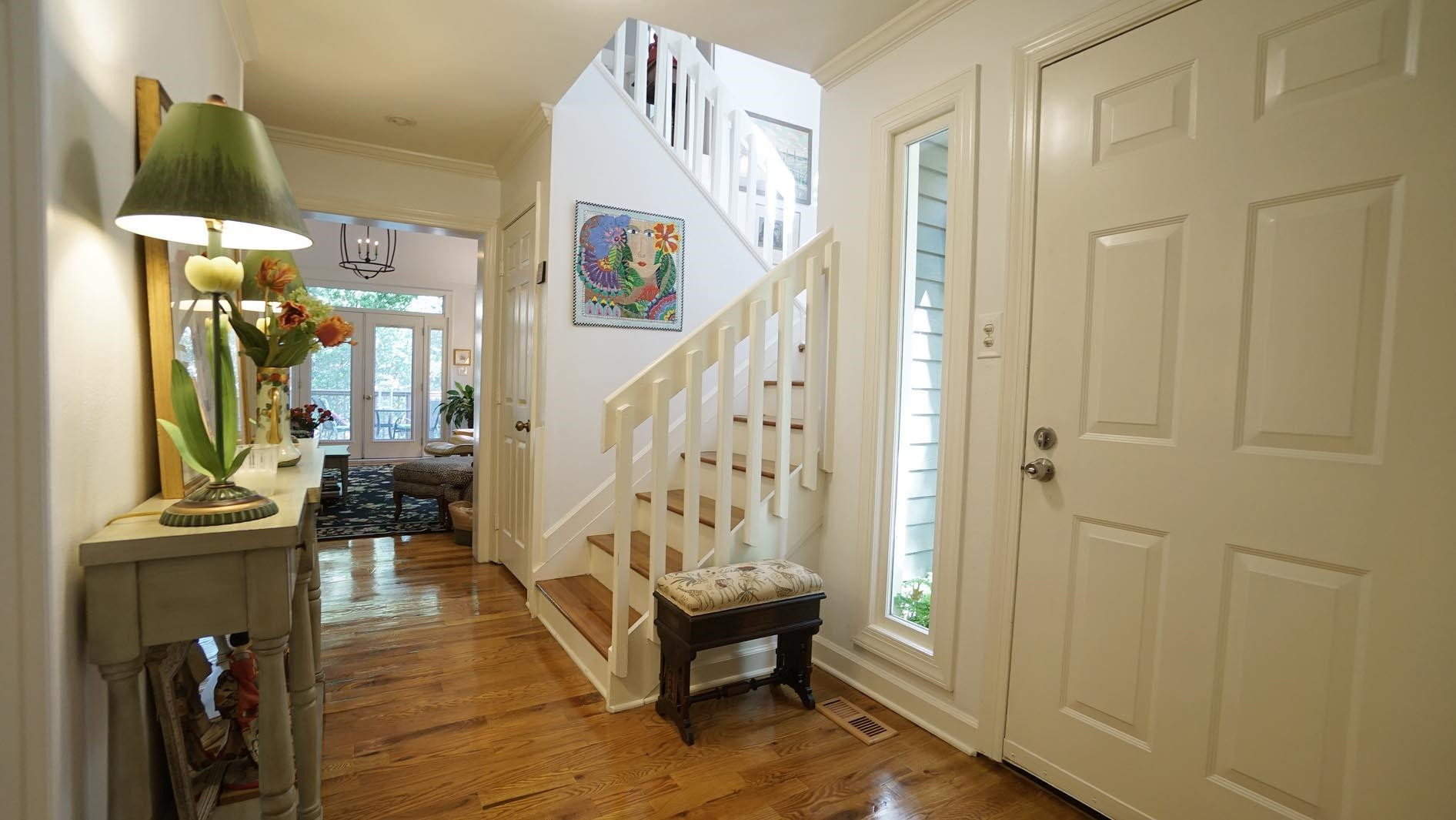 1809 Falls Church Road Raleigh, NC 27609 - Photo 29 of 56 a view of a hallway with seating area