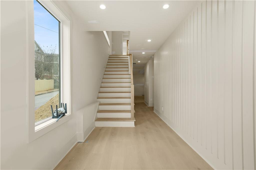 3214 Osborne Road Northeast Atlanta, GA 30319 - Photo 6 of 41 a view of entryway and hall with wooden floor