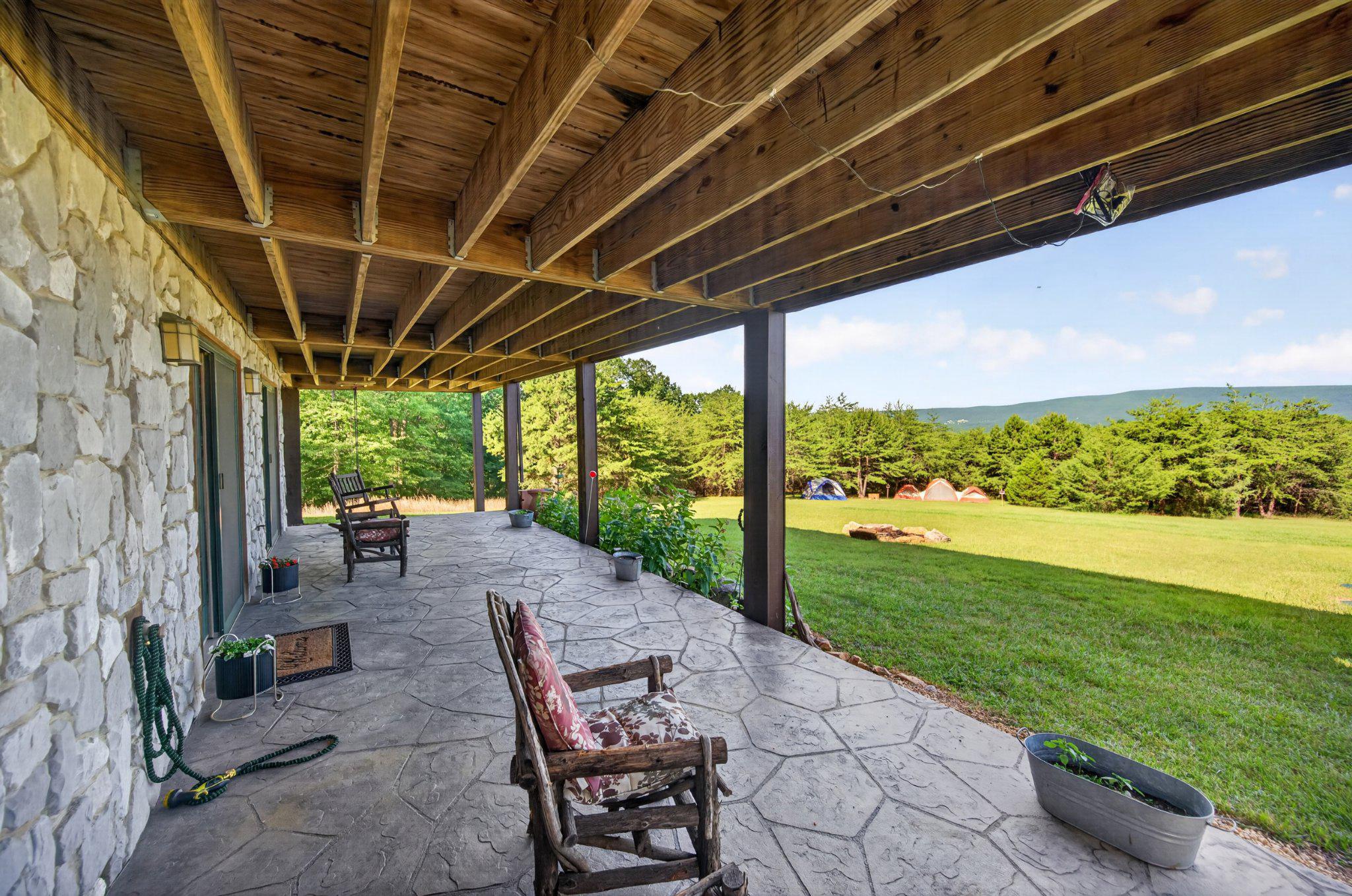 2199 Cheyennes Trail Gerrardstown, WV 25420 - Photo 43 of 63 Patio is 11' 6" x 38' and walks to rear yard
