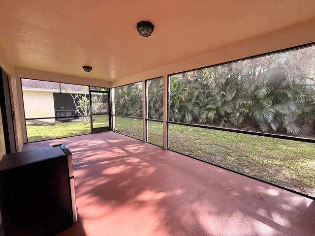 a view of an outdoor space and balcony