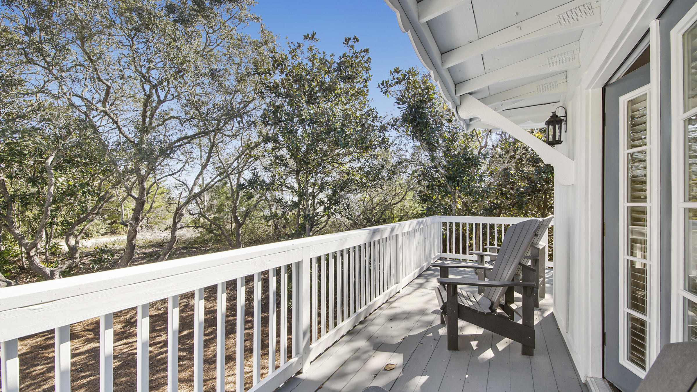 3 Dalton Drive Santa Rosa Beach, FL 32459 - Photo 26 of 33 a view of balcony with wooden floor and fence