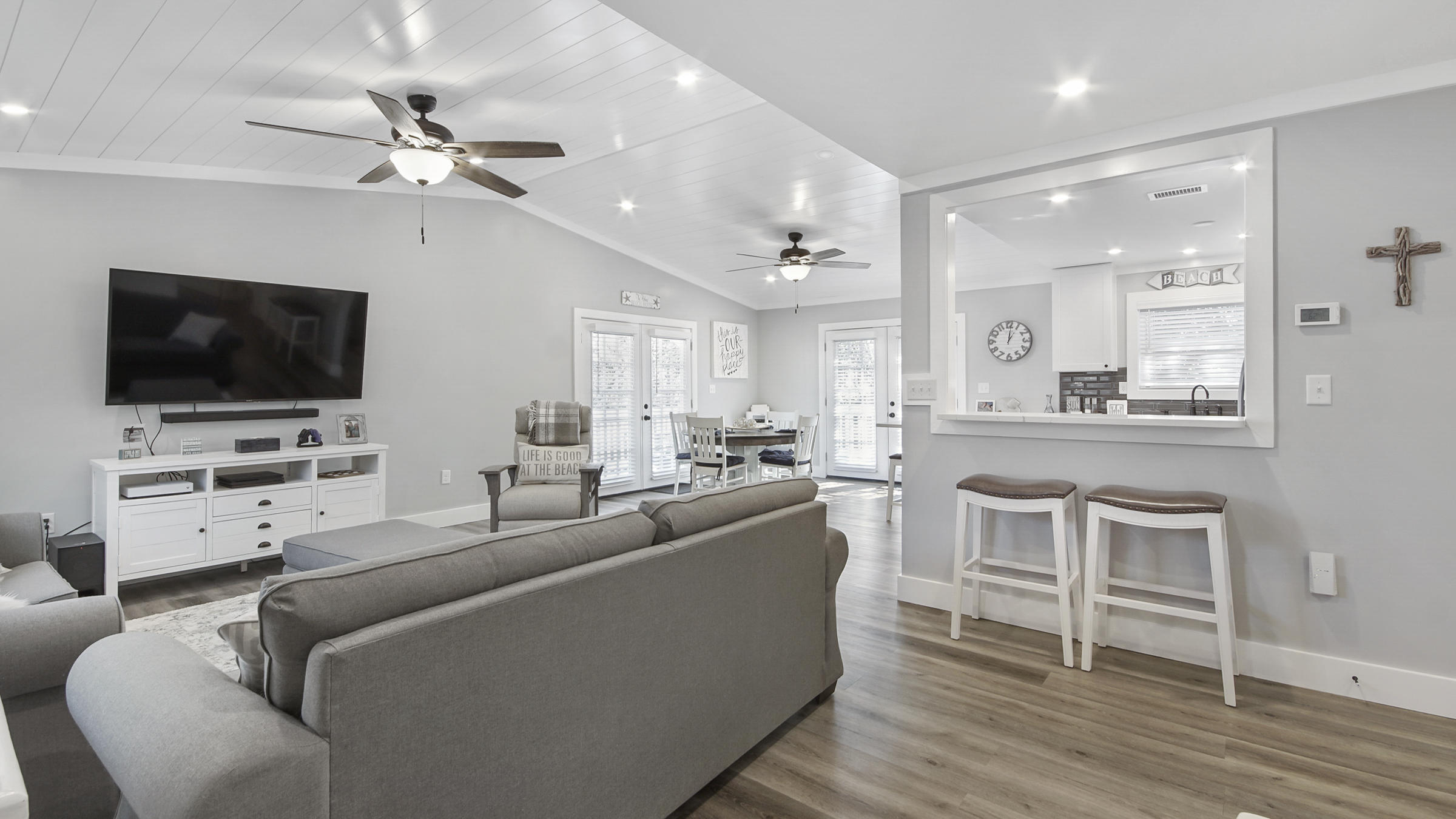 3 Dalton Drive Santa Rosa Beach, FL 32459 - Photo 10 of 33 a living room with furniture and a flat screen tv