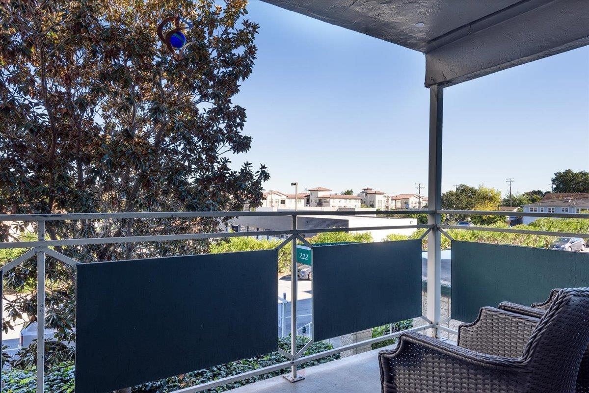 222 Laurel Street, Unit 101 San Carlos, CA 94070 - Photo 25 of 36 a view of balcony with chairs