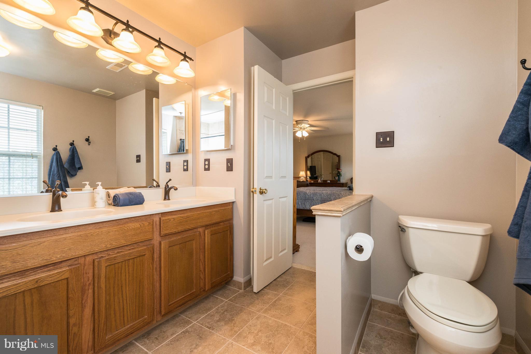 2805 Bachman Road Manchester, MD 21102 - Photo 24 of 30 Ensuite master has dual vanity, corian counters.