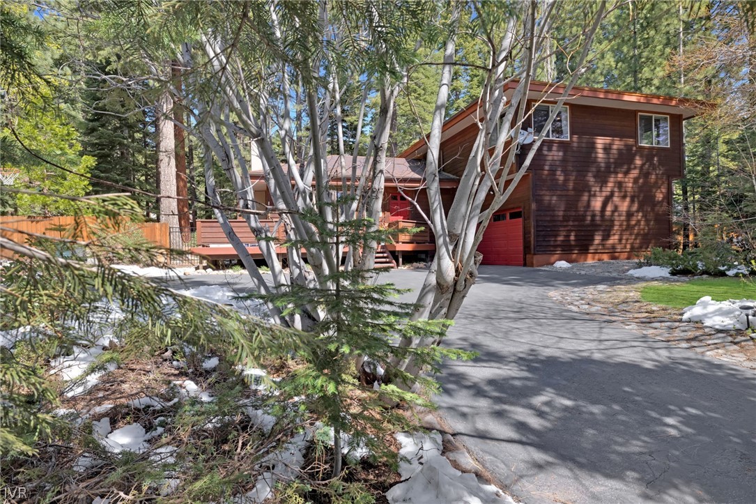 595 Lucille Drive Incline Village, NV 89451 - Photo 3 of 38 Mature trees and landscaped yard-get ready for ba