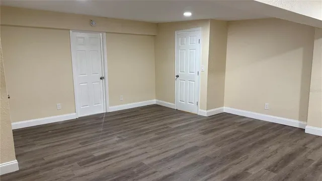 a view of wooden floor